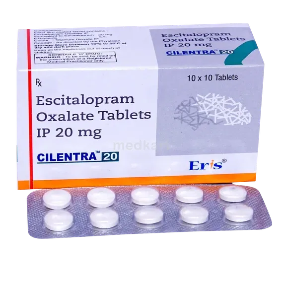 cilentra 20mg tablet 10's